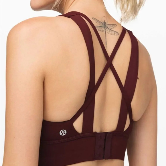 Lululemon sz 4 Breathe it In Bra *Medium Support, C/D Cup, great condition - Picture 3 of 12